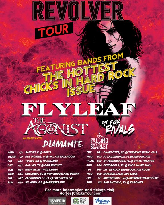 Revolver Magazine's 'Hottest Chicks in Hard Rock' Tour Bound for Exit/In; Nashville Woman Sets World on Fire